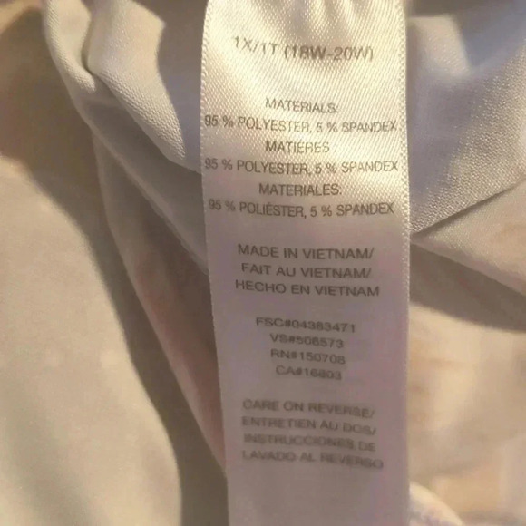 Vintage Plussize 1XL Hawaiian Wide Leg Soft Stretch Slip-On Retro Jumpsuit - Picture 2 of 4